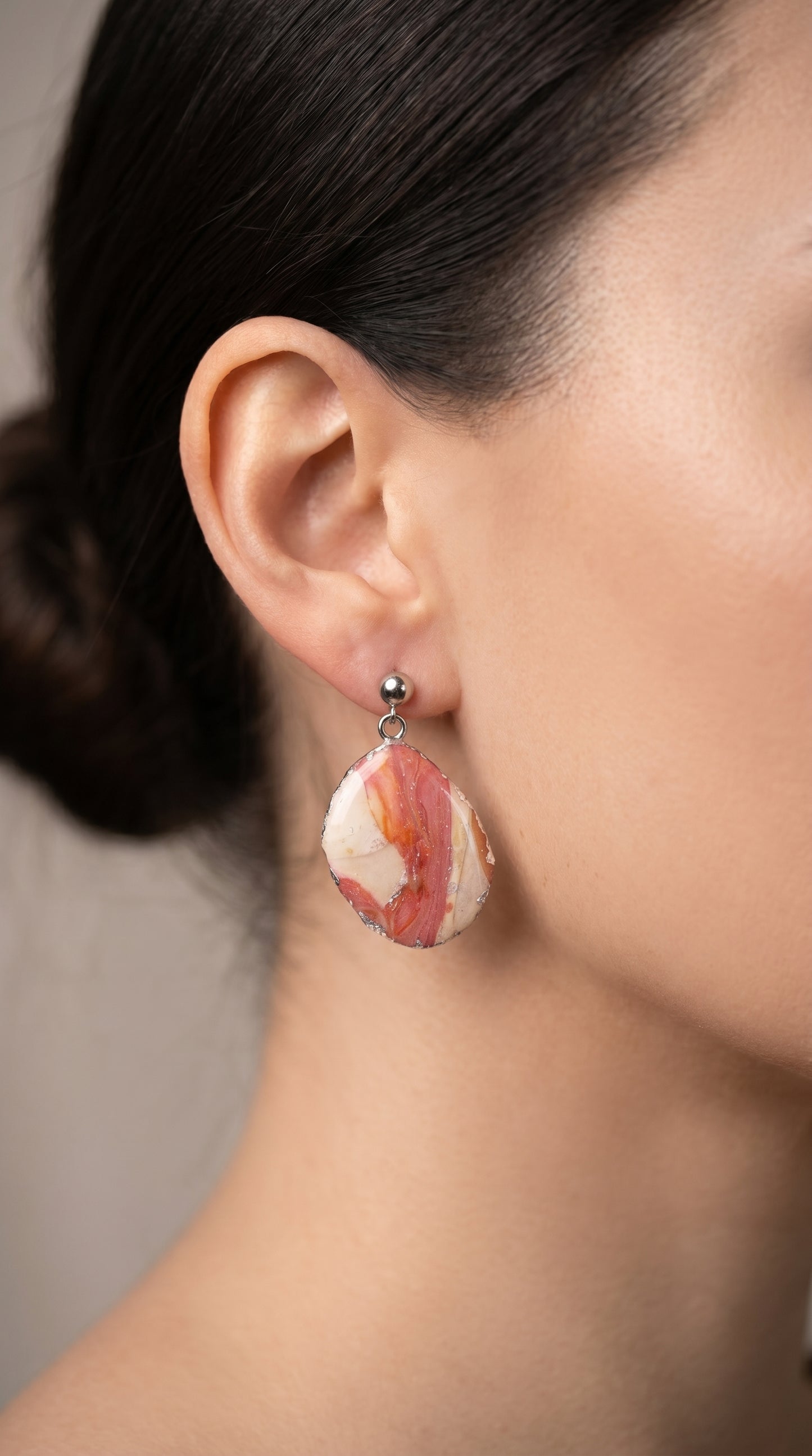 Abstract Polymer Clay Earrings