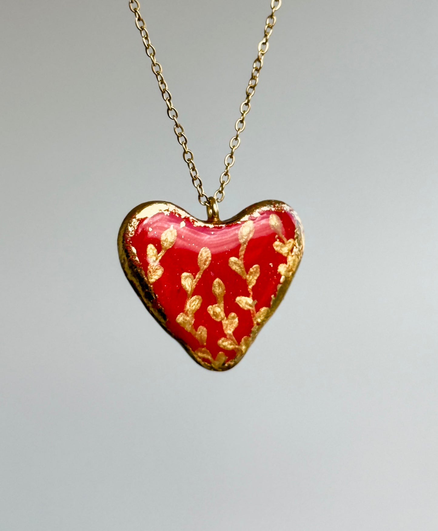 Heart-shaped pendants