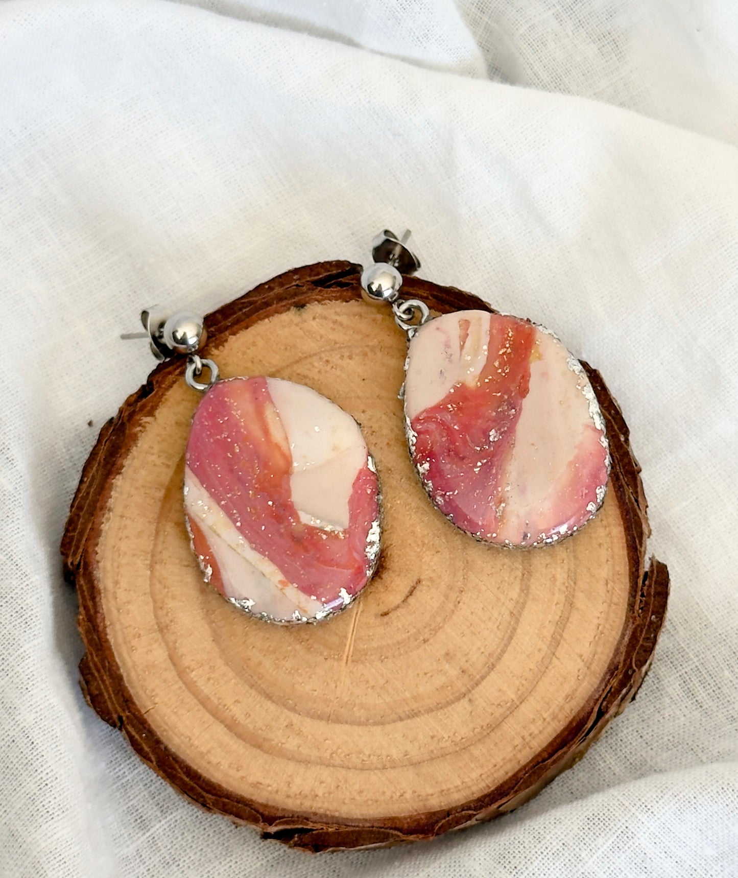 Abstract Polymer Clay Earrings