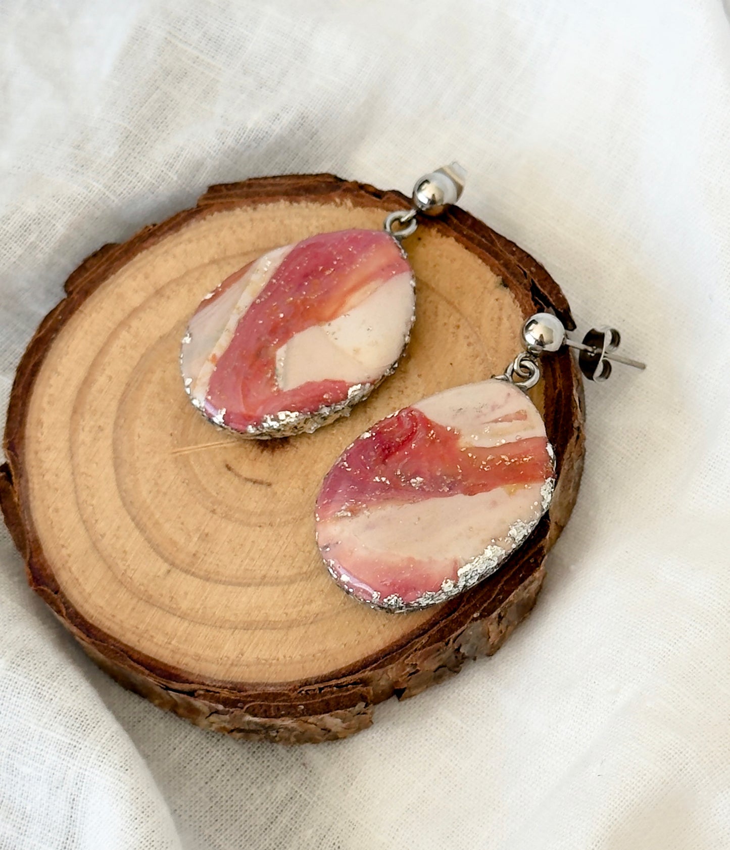 Abstract Polymer Clay Earrings