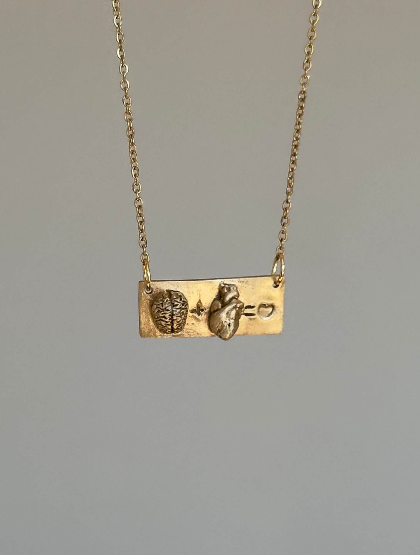 Colgante de bronce "El amor maduro"