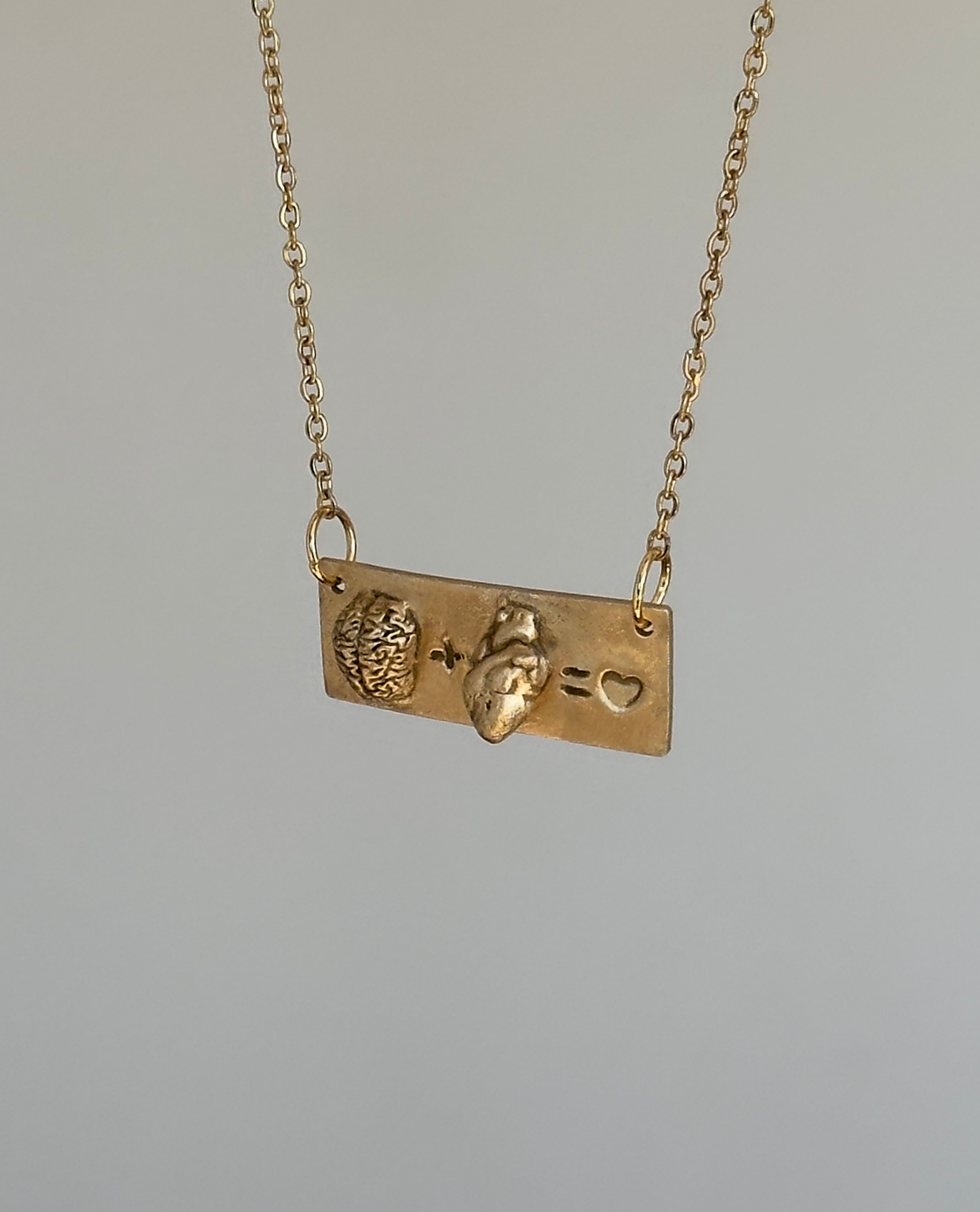 Colgante de bronce "El amor maduro"