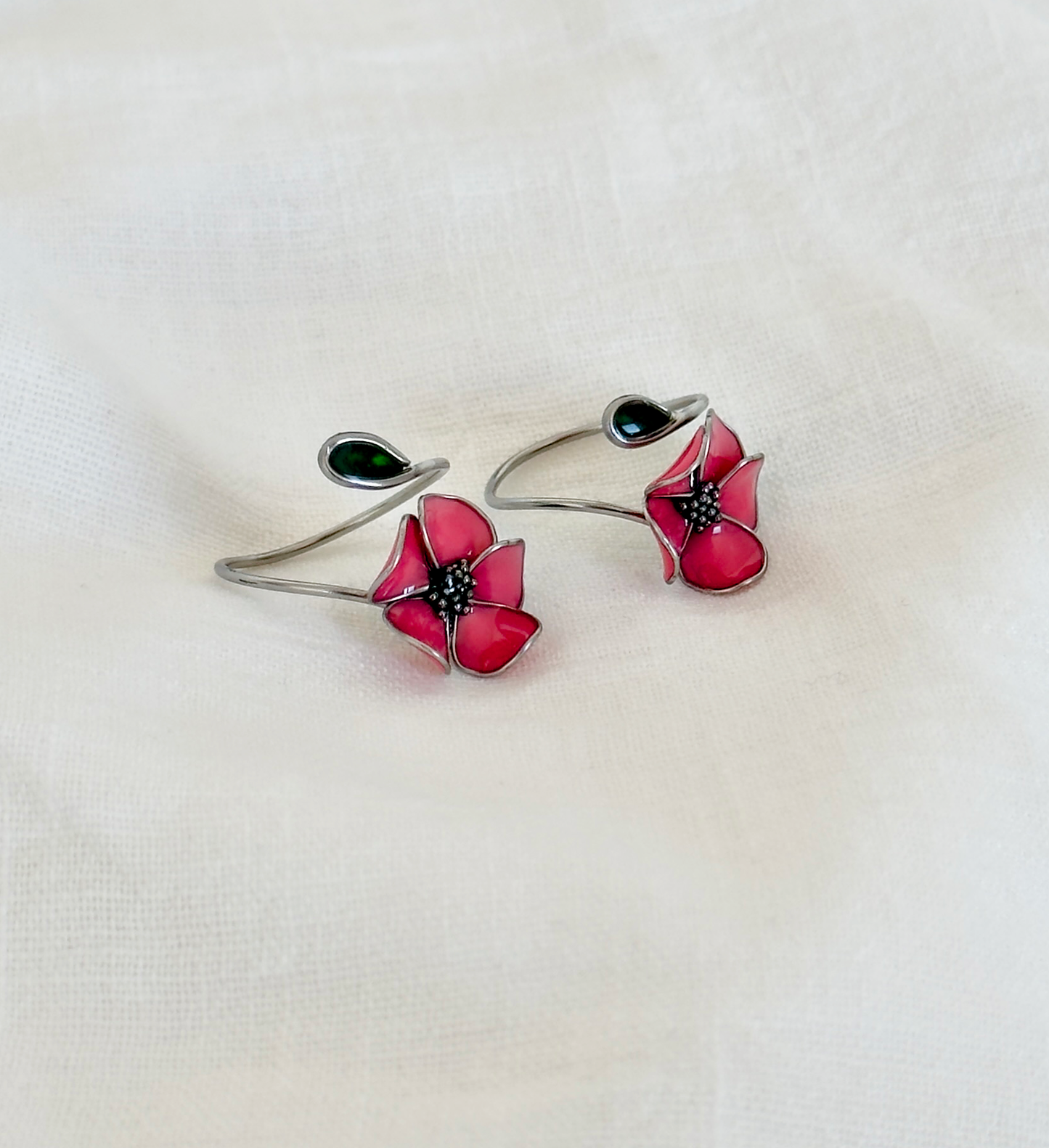 Anillo con flor