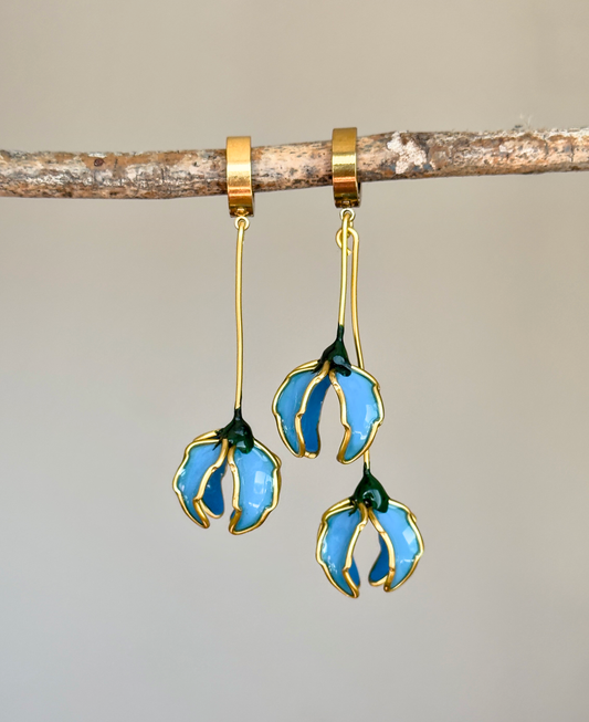 Flower earrings