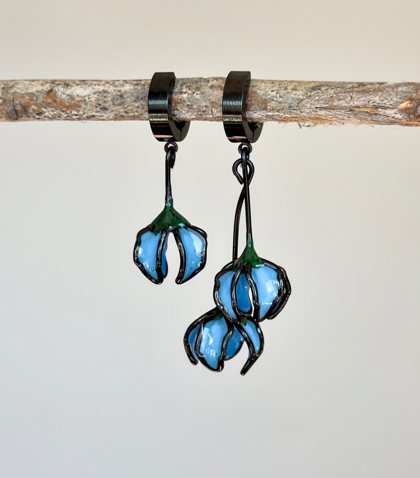 Pendientes con flores pequeños