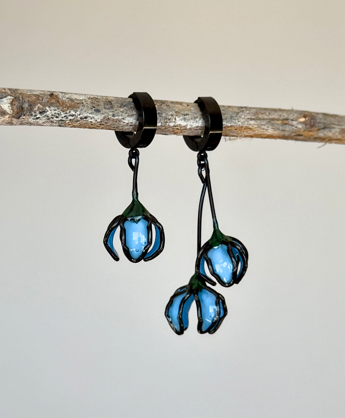 Pendientes con flores pequeños
