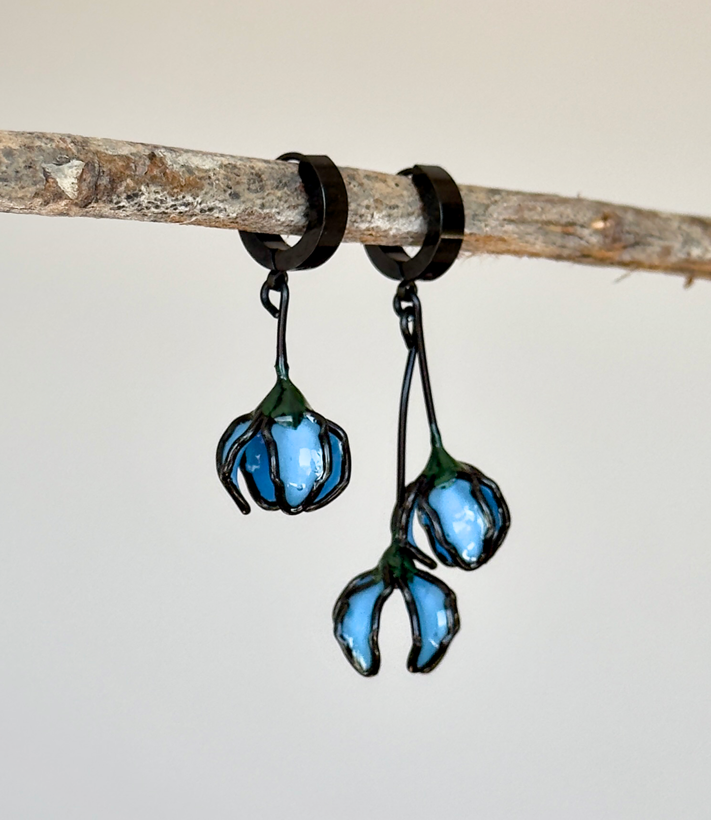 Pendientes con flores pequeños