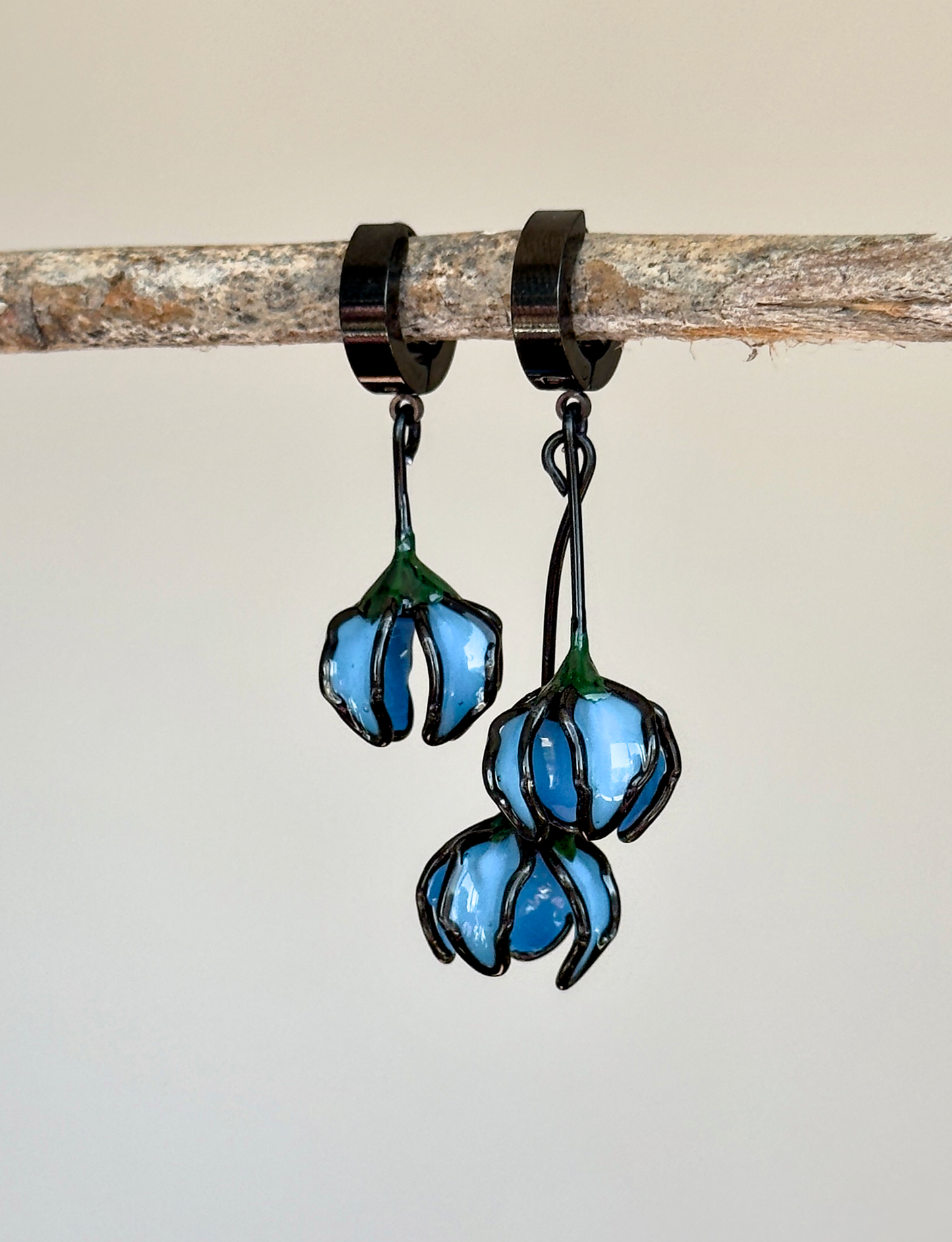 Pendientes con flores pequeños