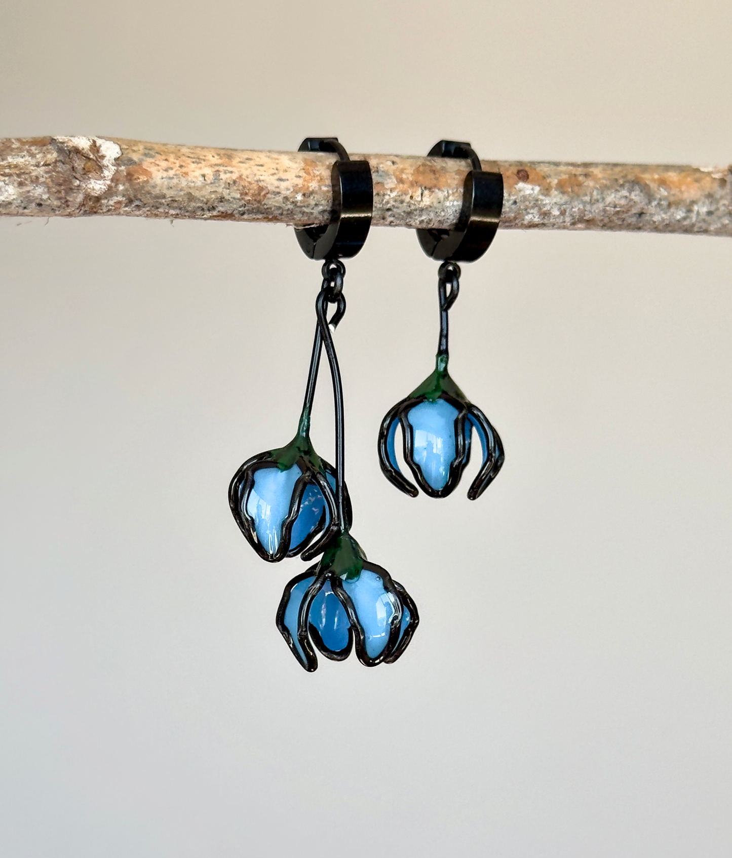 Pendientes con flores pequeños
