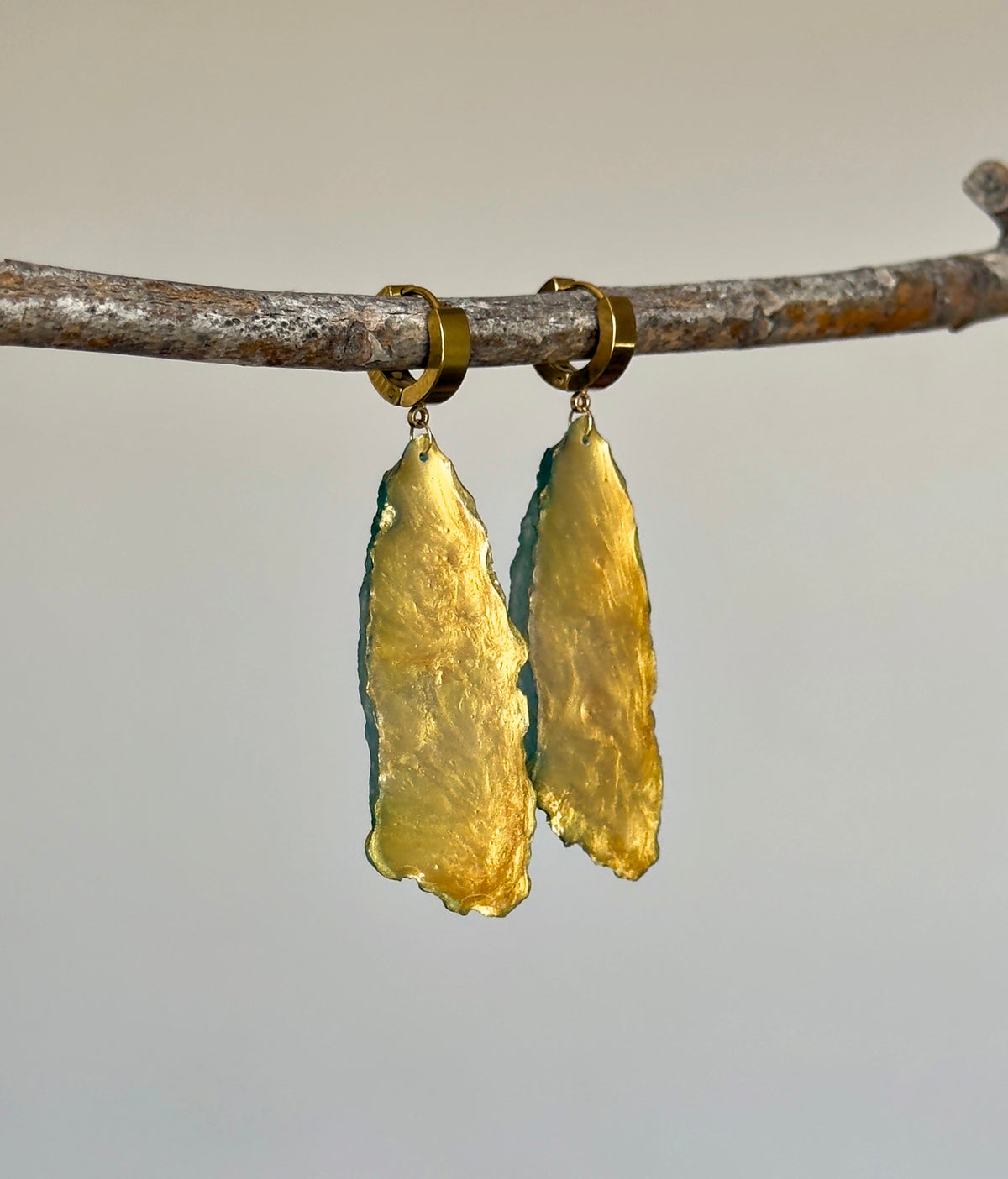 Pendientes con imitación de cristales
