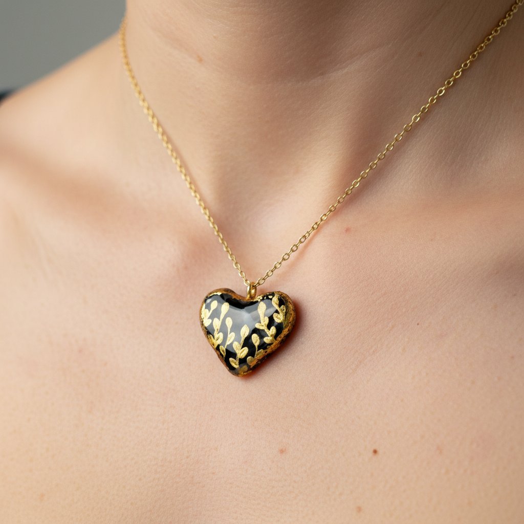 Heart-shaped pendants