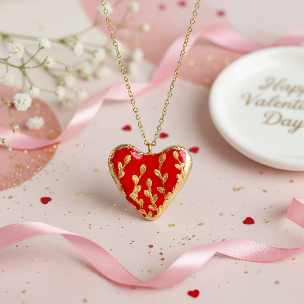Heart-shaped pendants