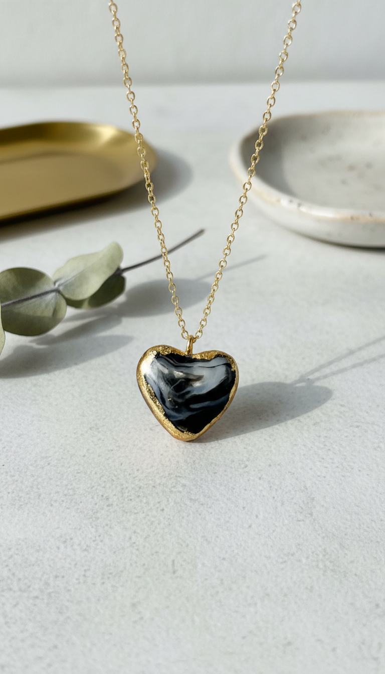 Heart-shaped pendants