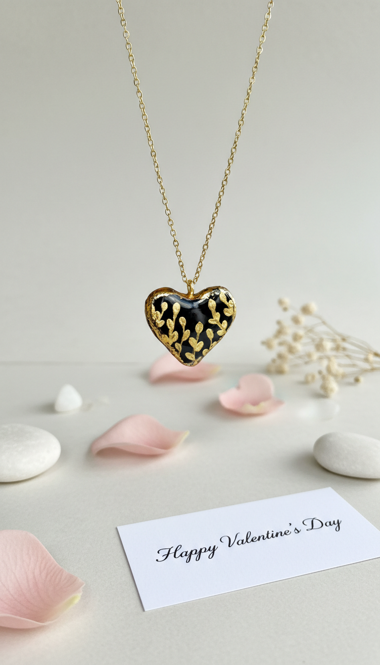 Heart-shaped pendants