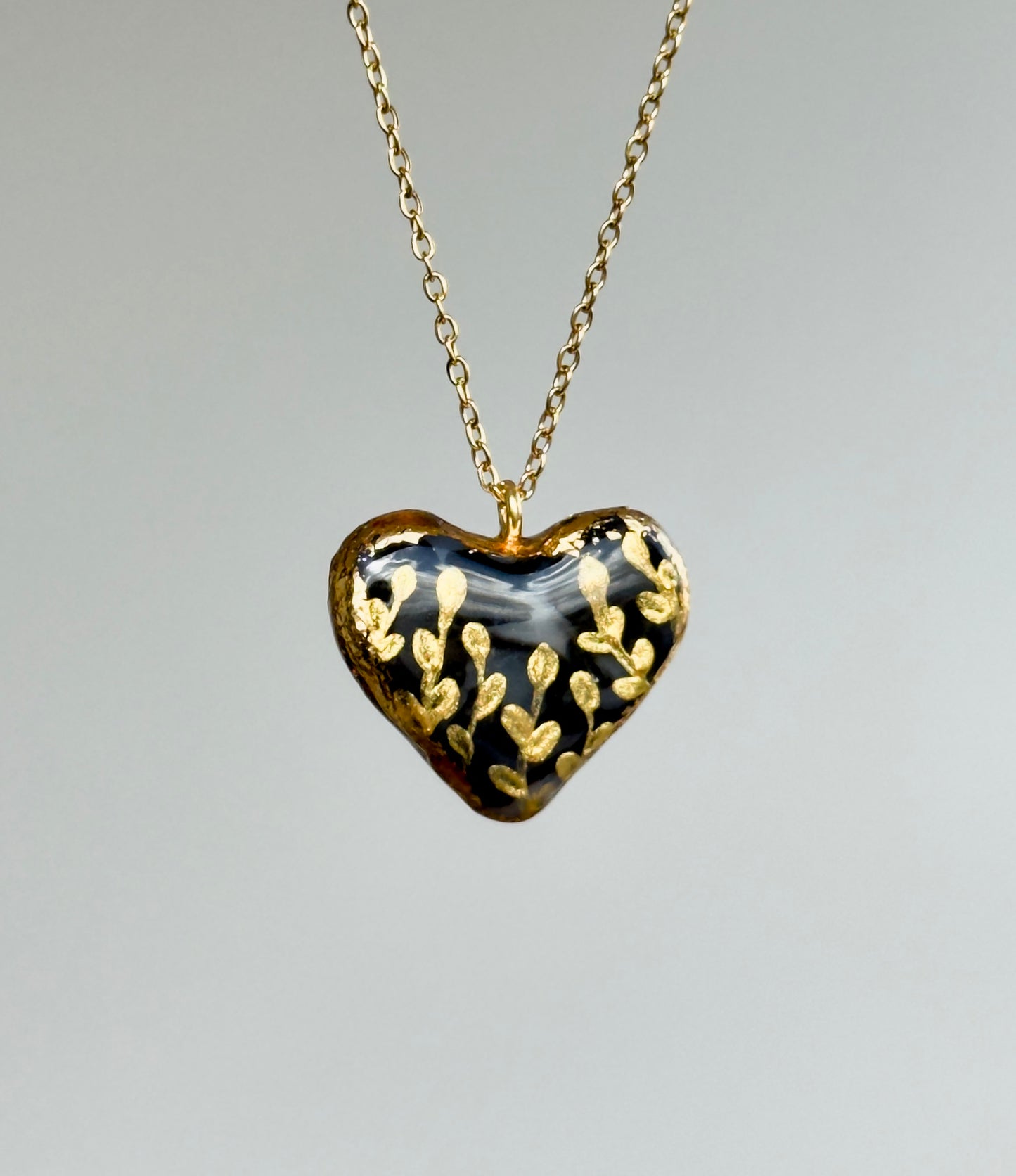 Heart-shaped pendants